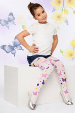 Load image into Gallery viewer, DAYMOD BUTTERFLY PANTYHOSE - White