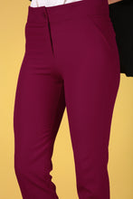 Load image into Gallery viewer, High Waist Maroon Pants