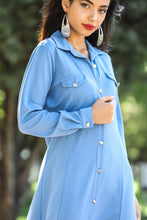 Load image into Gallery viewer, Front Buttoned Dress