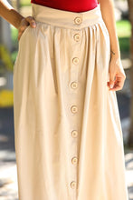 Load image into Gallery viewer, Buttoned Front Stone Skirt