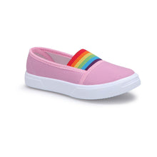 Load image into Gallery viewer, Girl's Patterned Pink Basic Loafers