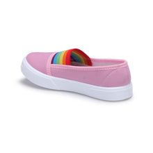 Load image into Gallery viewer, Girl's Patterned Pink Basic Loafers