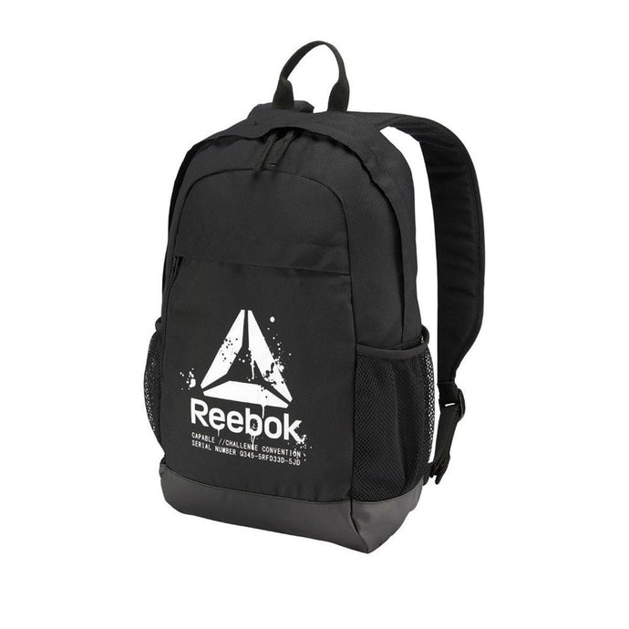 Unisex Black White Backpack