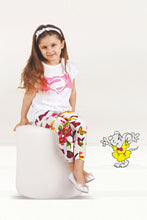 Load image into Gallery viewer, DAYMOD BUTTERFLY PRINT PANTYHOSE - White